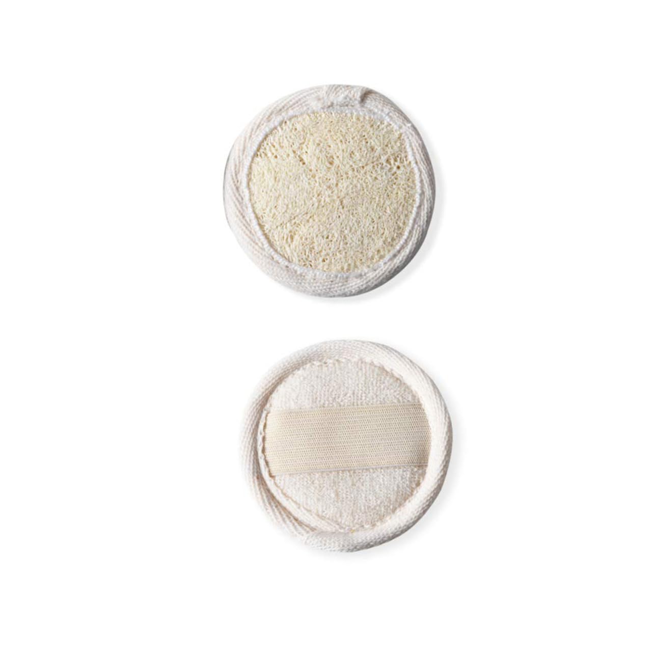 Ipetboom 10Pcs Natural Loofah Makeup Remover Pads Facial Wipes for Gentle Cleansing Diameter for Eye Face Makeup Removal Travel Friendly Design