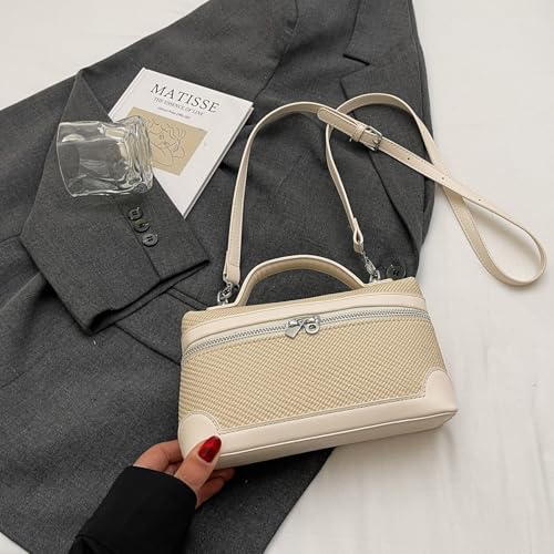 SAILONGNADA Top-Handle Leather Crossbody
