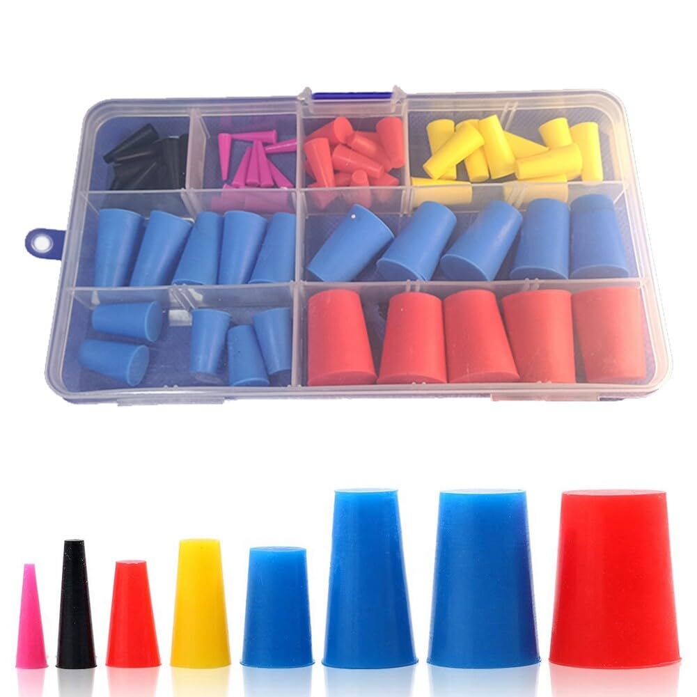 Small Rubber Silicone Powder Coating Tapered Plugs Stoppers for Holes