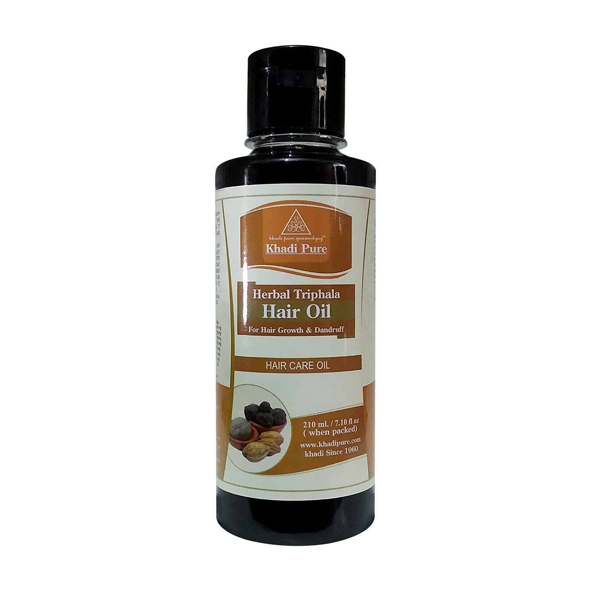 Khadi Pure Gramodyog Herbal Triphala Hair Oil, 210ml | Strengthens Hair, Reduces Hair Fall & Promotes Healthy Growth | Nourishes Scalp & Restores Hair Health | 100% Natural & Ayurvedic-image-5