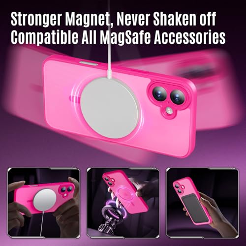 Image of Symcele Designed for iPhone 16 Plus Case, Hot Pink