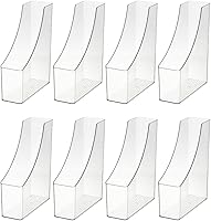 Vista 5 de YBM HOME Organizador vertical para archivos, diseño frontal abierto para un fácil acceso a archivos, documentos y revistas, ideal para oficina