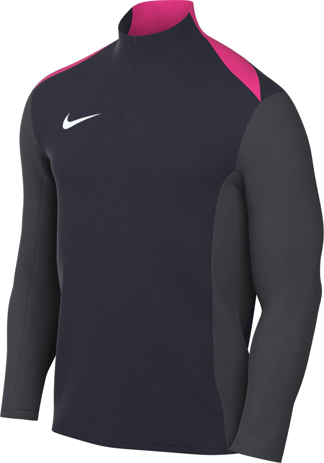 Nike Academy Pro 24 1/4 Zip Drill Top Anthracite/Pink
