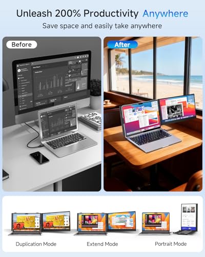 Dual Screen Laptop Extender