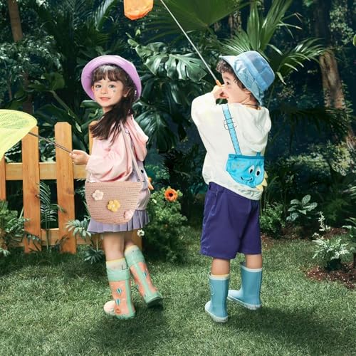 CWPFVQA 1 Stück Mini-Webtasche, Mädchentasche, Kinder-Umhängetasche, Umhängetasche, Strandtasche, Aufbewahrungstasche, Geeignet Für Den Täglichen Gebrauch, Reisen Und Outdoor-Aktivitäten