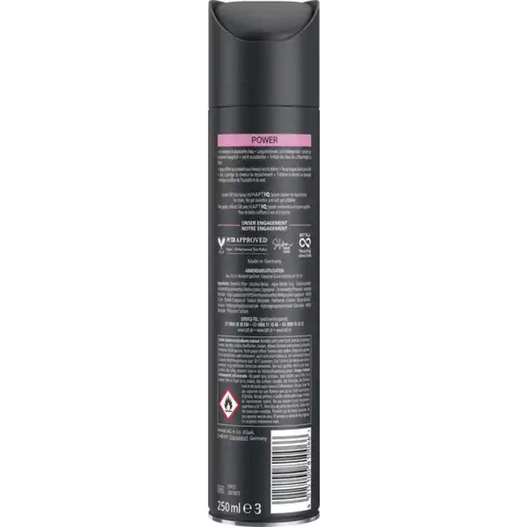 Mit Pufai Grocery, Taft Haarspray Power Cashmere Halt 5 Spray Haarspray 250 Mililiter x 10 Stück
