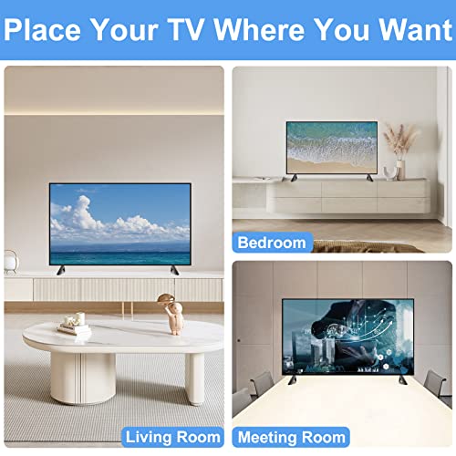 TV Legs for TCL Roku TV Stand Legs, for 28" 32" 40" 43" 49" 50" 55" 65" Roku Smart TV, Replacement Legs for TCL TV Legs 65S555 55S401 50S546 50S423 43S431 40S325 28S405 with Screws