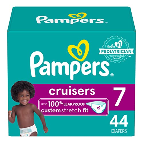 Product Image of the Pampers Cruisers Diapers - Size 5, One Month Supply (128 Count), Disposable...