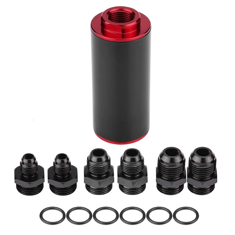 Buy 6AN Inline Fuel Filter Kit with Bulkhead Adapters, 100 Micron