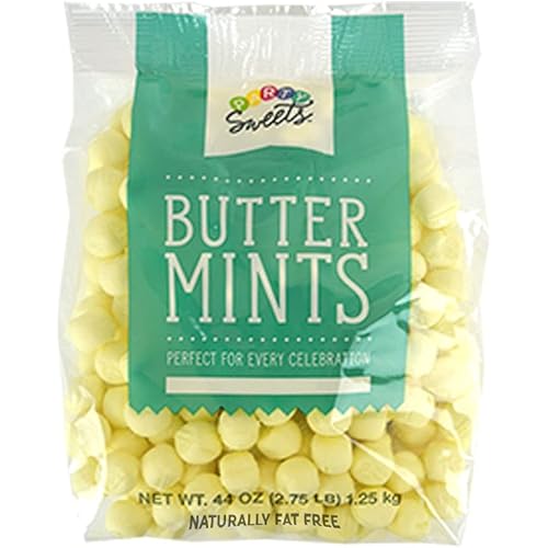 Party Sweets Yellow Buttermints, 2.75 Pound, Appx. 350 pieces from Hospitality Mints