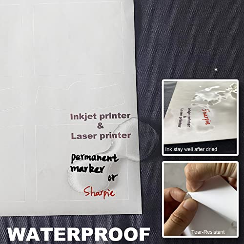 Mr-Label 3.5″x3″ White Matte Beer Bottle Label– Self-Adhesive Waterproof Blank Labels for Inkjet & Laser Printer – for Handmade Beer/Wedding (10 Sheets|80 Labels)
