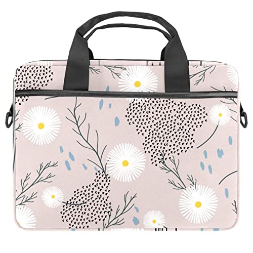 Sac ordinateur portable 13 pouces à fleurs pour vos journées au bureau et café