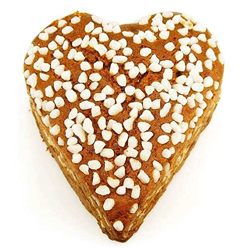 Coeur au miel - Pain d'épices au miel et perles de sucre - Coeur 250g
