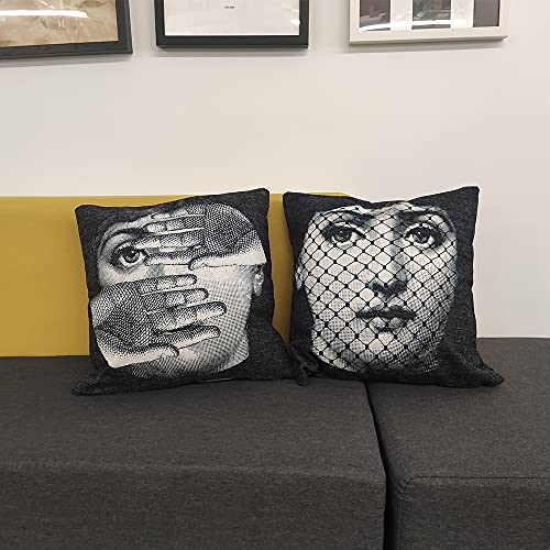 ROTOOY Lina Cavalieri Federa per cuscino in cotone...