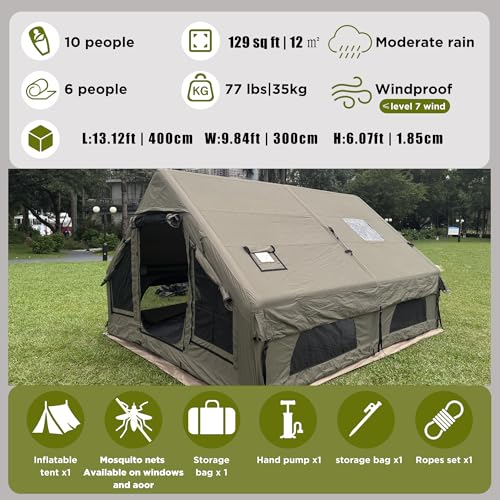 Large Luxury Inflatable Tent with Skylight