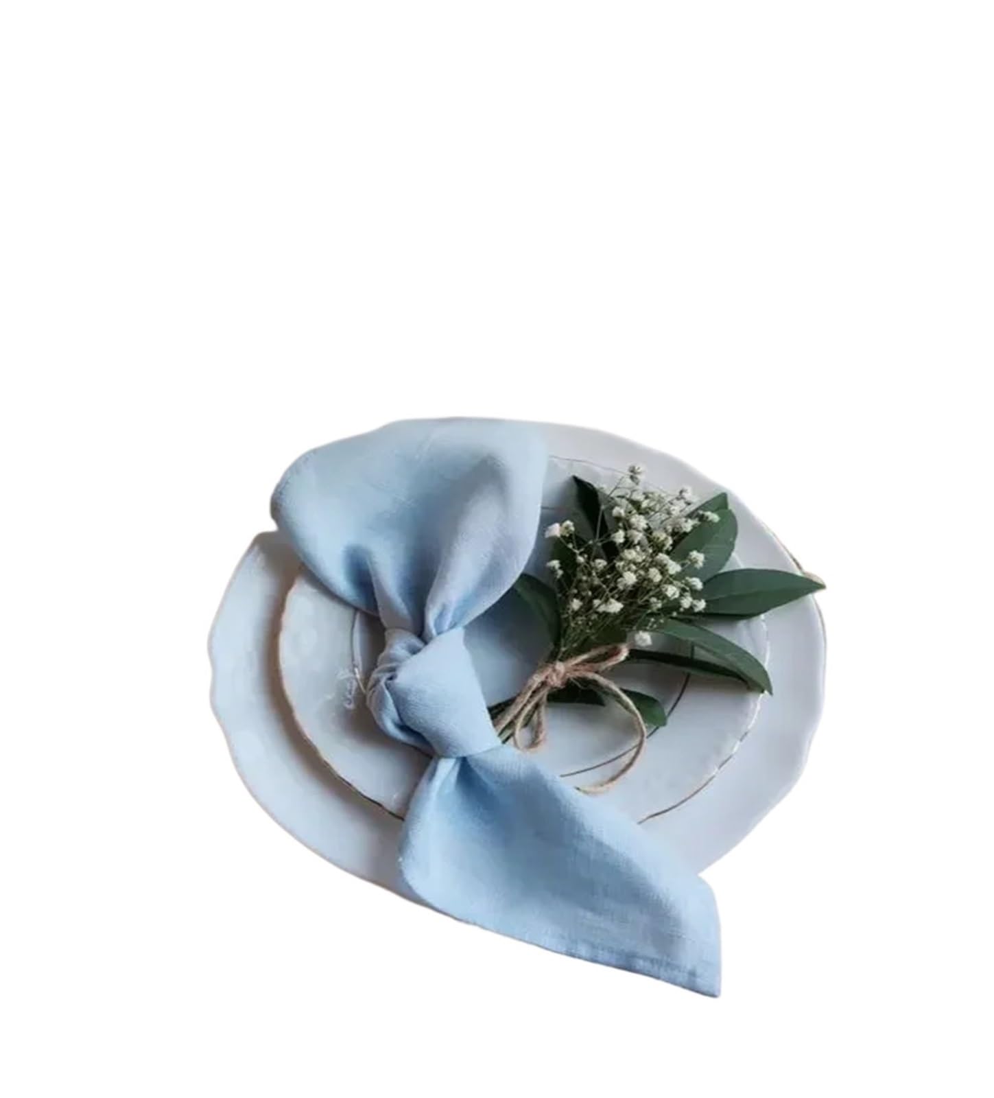 Napkins Cloth Linen Napkins Restaurant Wedding Dinner Solid Color Cloth Pure Classical Custom Home Table Napkin(Color04-40X40CM-4pcs)