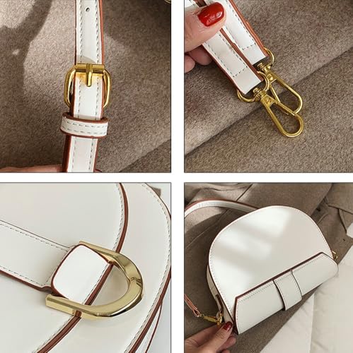 Image of Women's Hobo Handbags Crossbody Bags Trendy Saddle Purse Vegan Leather Slouchy Shoulder Handbags Underarm Bag