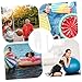 TOYANDONA 30sets Air Stopper Adapter for Yoga Inflatable Toys Fitness Equipment Exercise with Puller for Easy Inflation Deflation