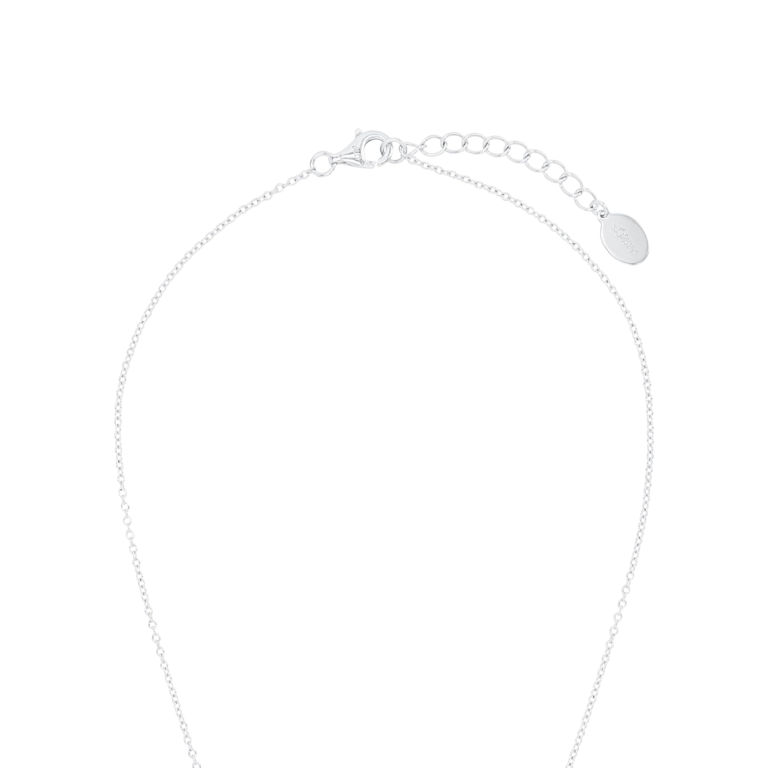 s.Oliver 925 Sterling Silber Mädchen Kinder Schmuck, mit Zirkonia synth., Motiv, Kommt in Schmuck Geschenk Box