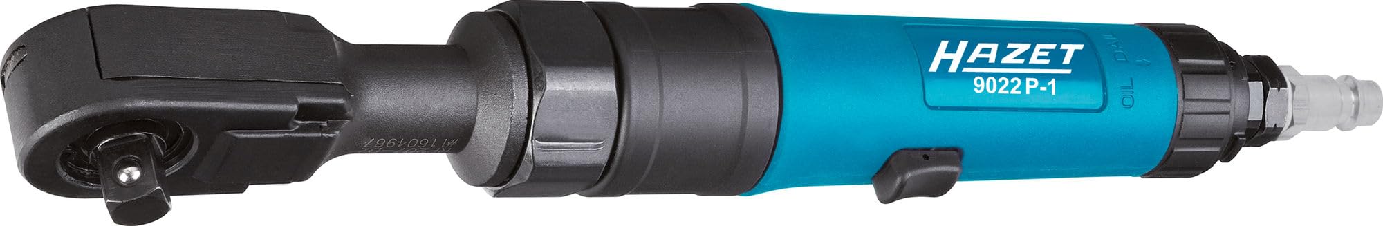Hazet 9022P-1 Avvitatore A Cricchetto Dalle Alte Prestazioni, Argento, Attacco Quadro, Massiccio, 12.5 mm 1/2 di Pollice