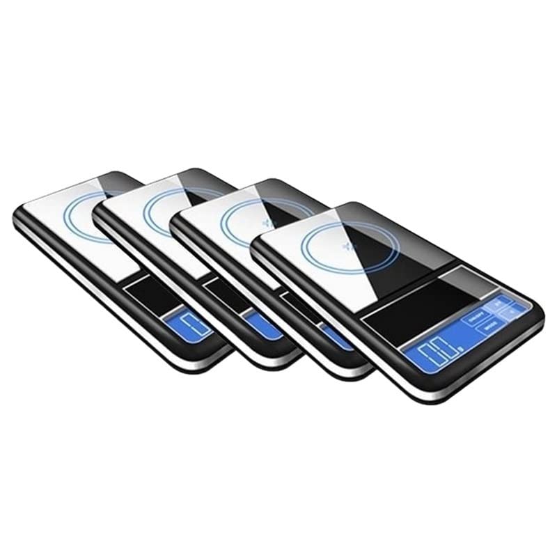 Miniatura 4 de Báscula de cocina digital táctil de bolsillo, 3.53 oz7.05 oz17.64 oz, báscula electrónica portátil de joyería, báscula de banco con retroiluminación