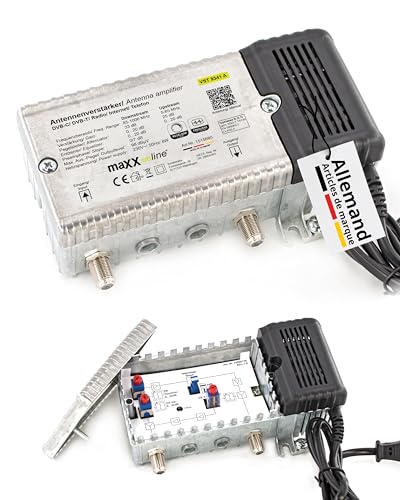 vst9341 a Maison Câble Amplificateur pour la télévision par câble, 34 DB, réglable, amplificateur BK Raccordement vernsehen DVB-T, DVB-C Amplificateur...