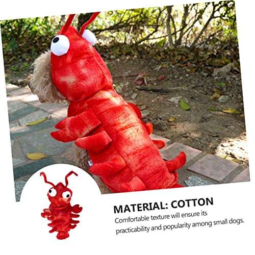 Disfraz de langosta rojo para perros talla S miniatura 5
