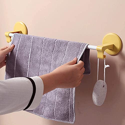 Toallero de pared resistente al óxido para baños pequeños sin espacio 5