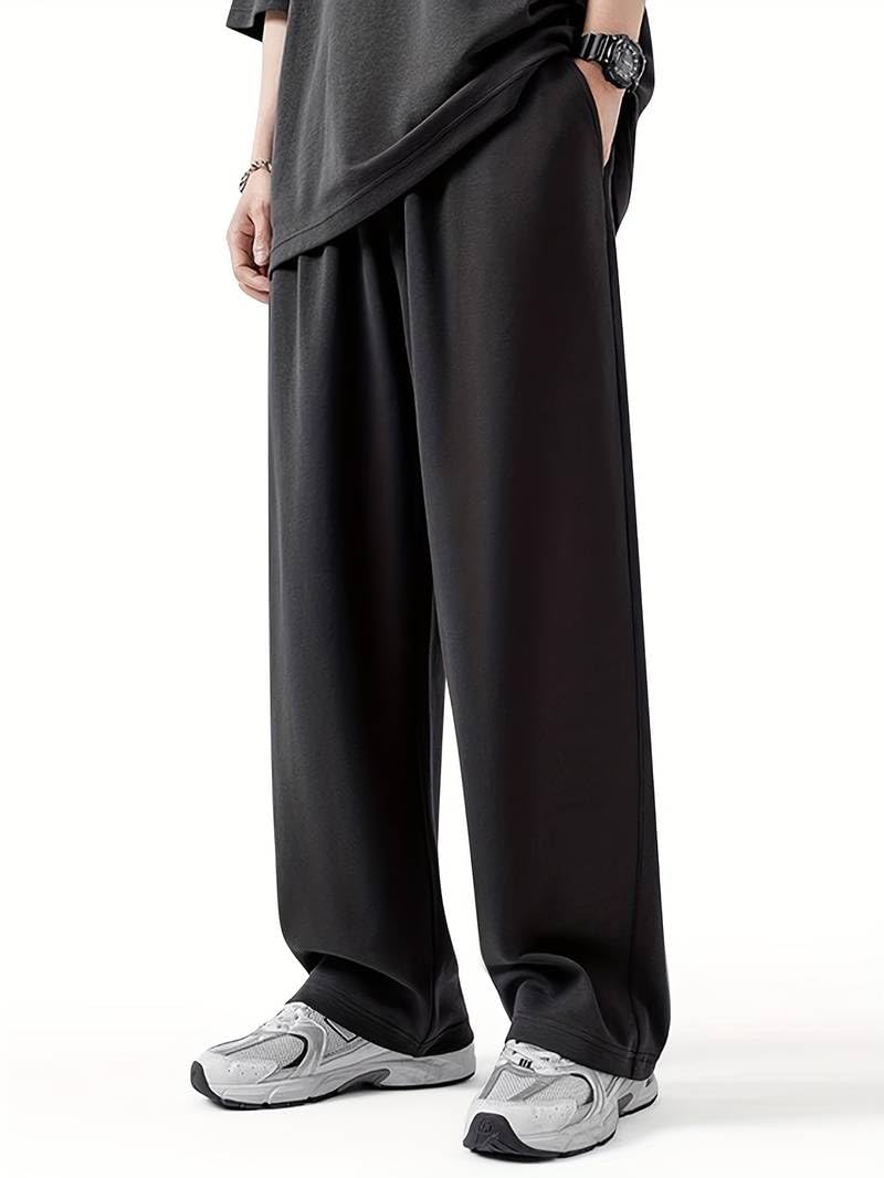 dockstreet Men's/Unisex || Open Bottom || Stretchable || Drawstring Bottom Drawstring Pure Cotton Stretchable Baggy Jogger Pants-picture-35