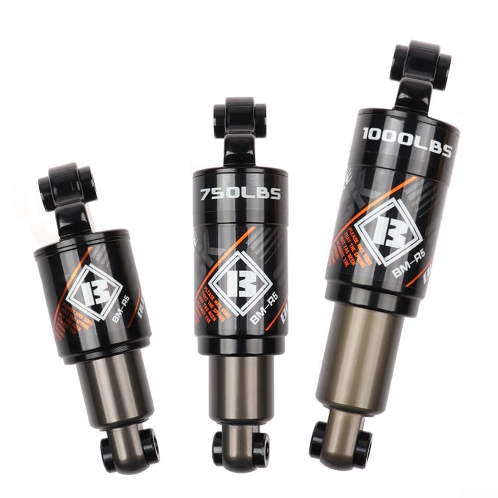 Gdfnmogo Ammortizzatore posteriore per bici elettrica, ammortizzatore posteriore per mountain bike, 165 mm, 125 mm
