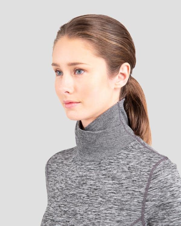 Terramar Women's Cloud Nine 4-Way Stretch Brushed Turtle Neck2
