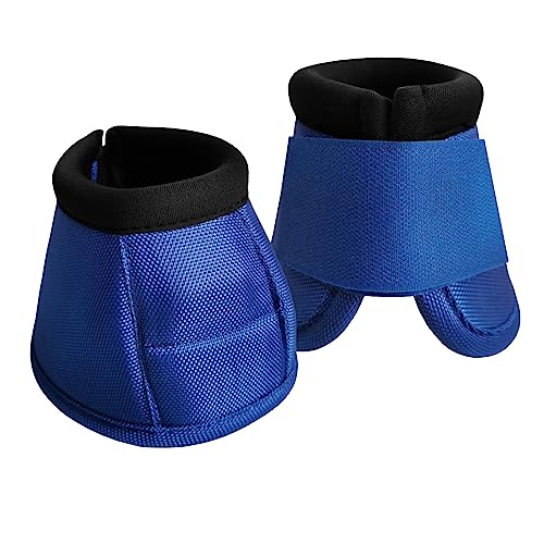 Harrison Howard Hufglocken (Bell Boots) Für Pferde – Neopren, Stoßdämpfend, Mit Klettverschluss, Größe M/L/XL
