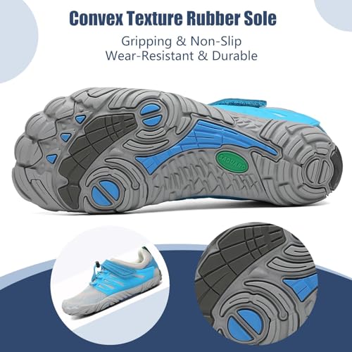 Image of SAGUARO Womens Mens Barefoot Shoes Minimalist Trail Runner Wide Toe Box Zero Drop Outdoor Cross Training Shoe