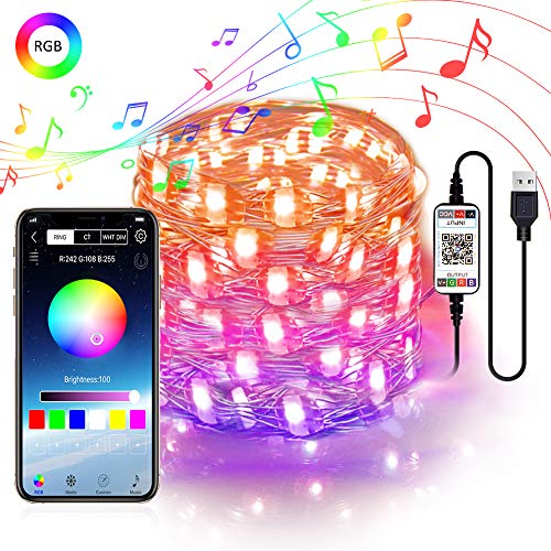 Abtong Fairy String Lights USB Powered 5M 16.4ft Color Changing LED Fairy Lights