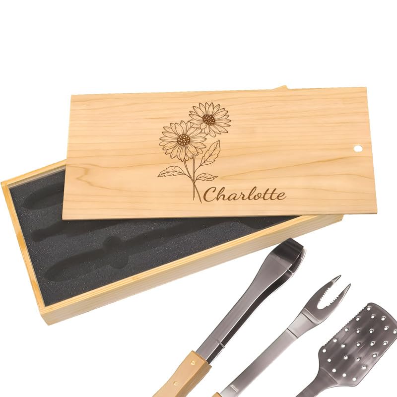 Set Personalizado para Parrilla con Grabado de Abril miniatura 1