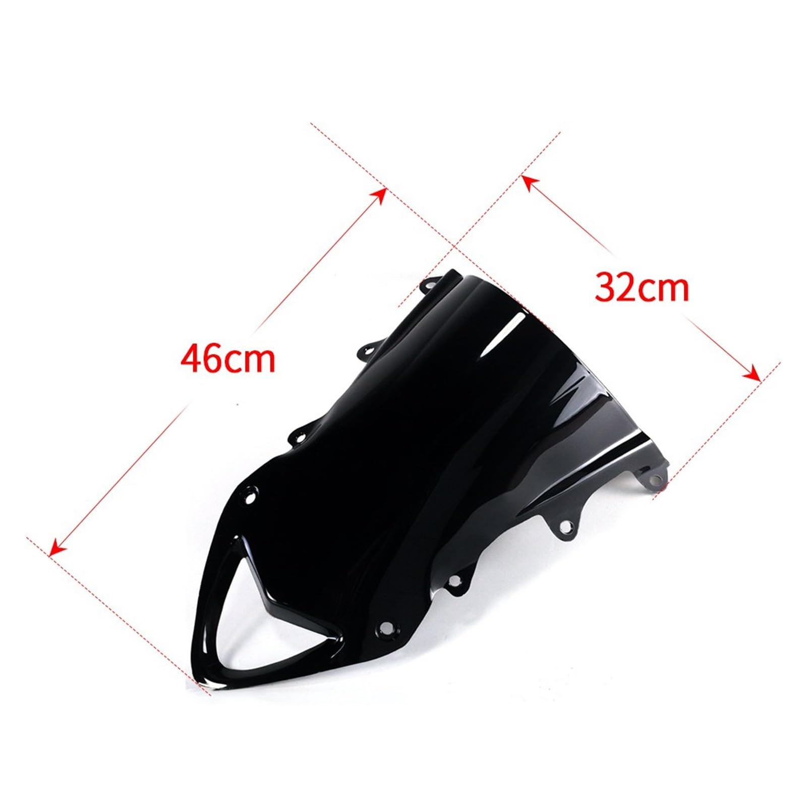Parabrezza Per Kawasaki ER-6N 2009-2011, In Plastica ABS, Protezione Vento E Look Sportivo