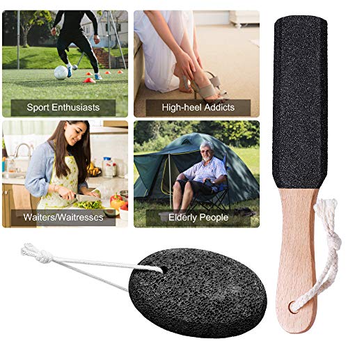 PETSUPS Natural Pumice Stones for Feet, Premium Exfoliator & Foot File,Foot File Callus Remover Foot Cracked Heels,Dead Skin,Hard Skin - Image 5