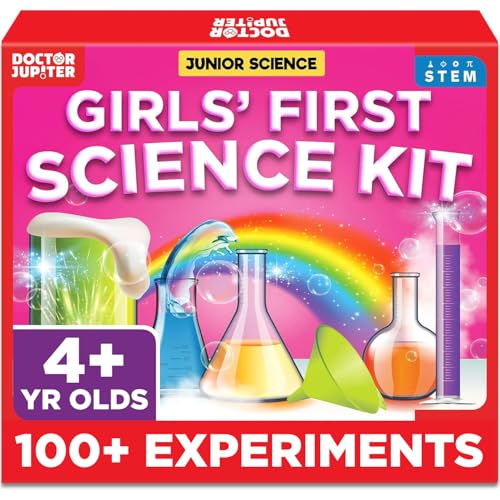 Doctor Jupiter Girls' First Science Kit for Kids Ages 4-5-6-7-8 | Birthday Gift Ideas for 4+ Year...