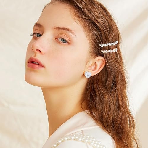 Aretes clip en forma de corazón para mujer miniatura 4