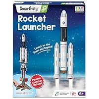 Smartivity Rocket Launcher Kit for Kids 6, 7, 8, 9, 10, 11, 12 Years Old Build Your Own Rocket and Launcher Birthday Gifts for Boys & Girls DIY STEM Science Toy for Kids 6-12 Years