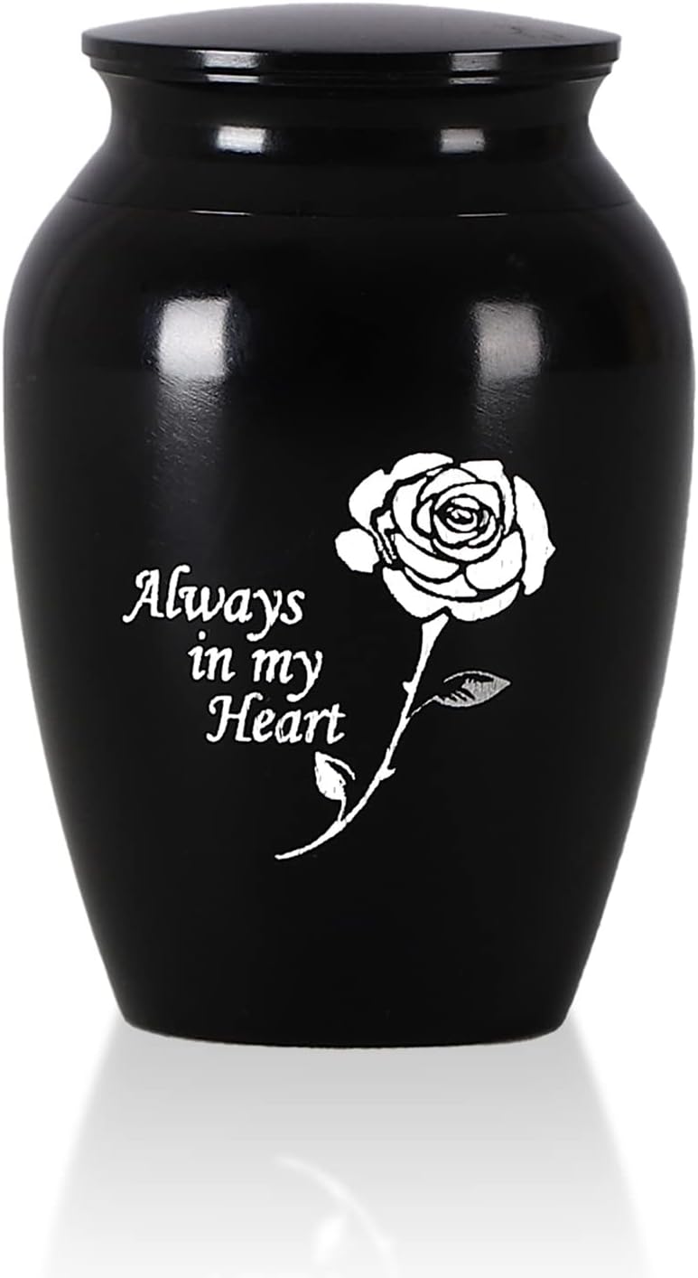 Small Urns for Human Ashes with 1PC Free Necklace, 2.75In