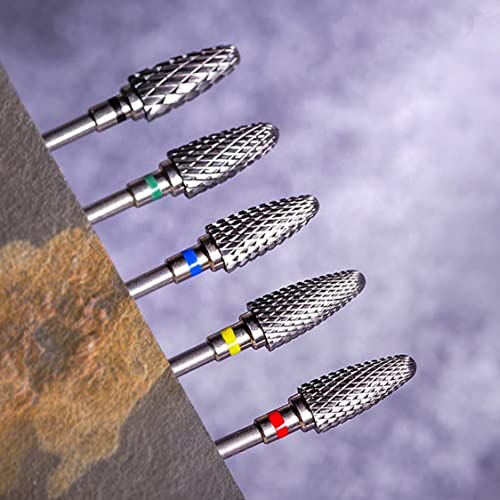 Set de Brocas para Uñas Acrílicas de Tungsteno 5 pzas miniatura 5