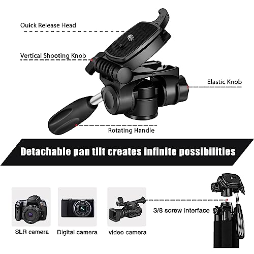ZOMEi Treppiede da 188 cm Heavy Duty Tall Tripod