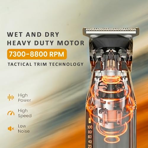 Image of All in One Trimmer for Men's 12-in-1 Grooming Kit | Rechargeable Beard, Hair & Body Trimmer | IPX7 Waterproof | USB-C Fast Charge | Cordless Electric Groomer