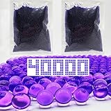 Gel Balls Blaster Ammo Splat r Ball Refill 7-8 mm,2 Packs,40,000 Pieces Orby Blasters Rounds Gel Splatter Blaster Refill, for Ages 14+ (Purple)