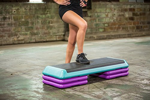 Freestyle Step F1010W The Step (Made In Usa) Original Aerobic Platform For Total Body Fitness – Health Club Size,Teal,F1010W, No Dvd thumb #1