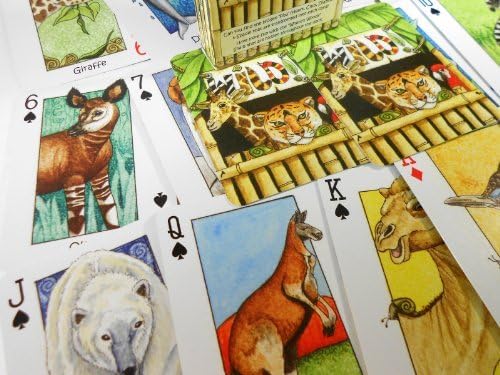 Wild! Deck of Playing Cards - Features Wild Animal Artwork by Peter Wood with a Unique Seek-N-Find Feature Where You find Hidden Images