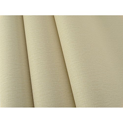Papel de Parede Lavável - Bege com Detalhes em Dourado - Rolo 10m x 53cm - LMS-PPD-741201
