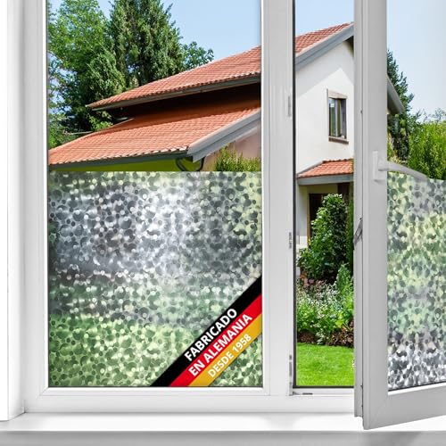 d-c-fix vinilo adhesivo para cristales ventanas Perla autoadhesivo opaco translúcido privacidad decorativo para mampara de ducha baño lámina pegatina 45 cm x 2 m