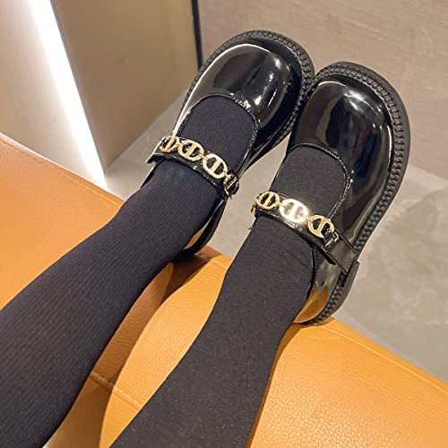 Mary Jane Shoes for Girls,Black Uniform School Shoes,Dress Shoes Leather Toddler,Little Kids,Big Kids4